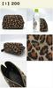Kate Spade Chelsea Nylon Cosmetic Brown Leopard Pouch, Multi, Print, KH755, Women's [Outlet Item] [Brand Name] [Used]