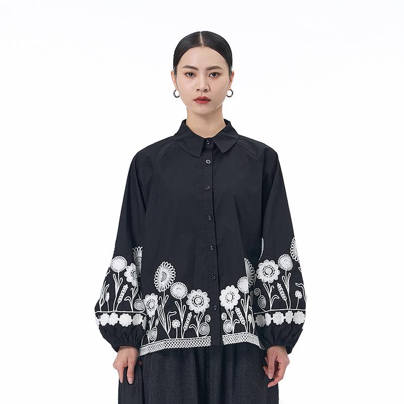 Spring 2026 Women s Casual Pure Cotton Long-Sleeve Plus-Size Slimming Shirt One Size