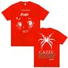 Singer CAZZU Latinaje Album 2026 Graphic T Shirts Men Women Clothing Harajuku Vintage Tshirt Casual Cotton Y2k