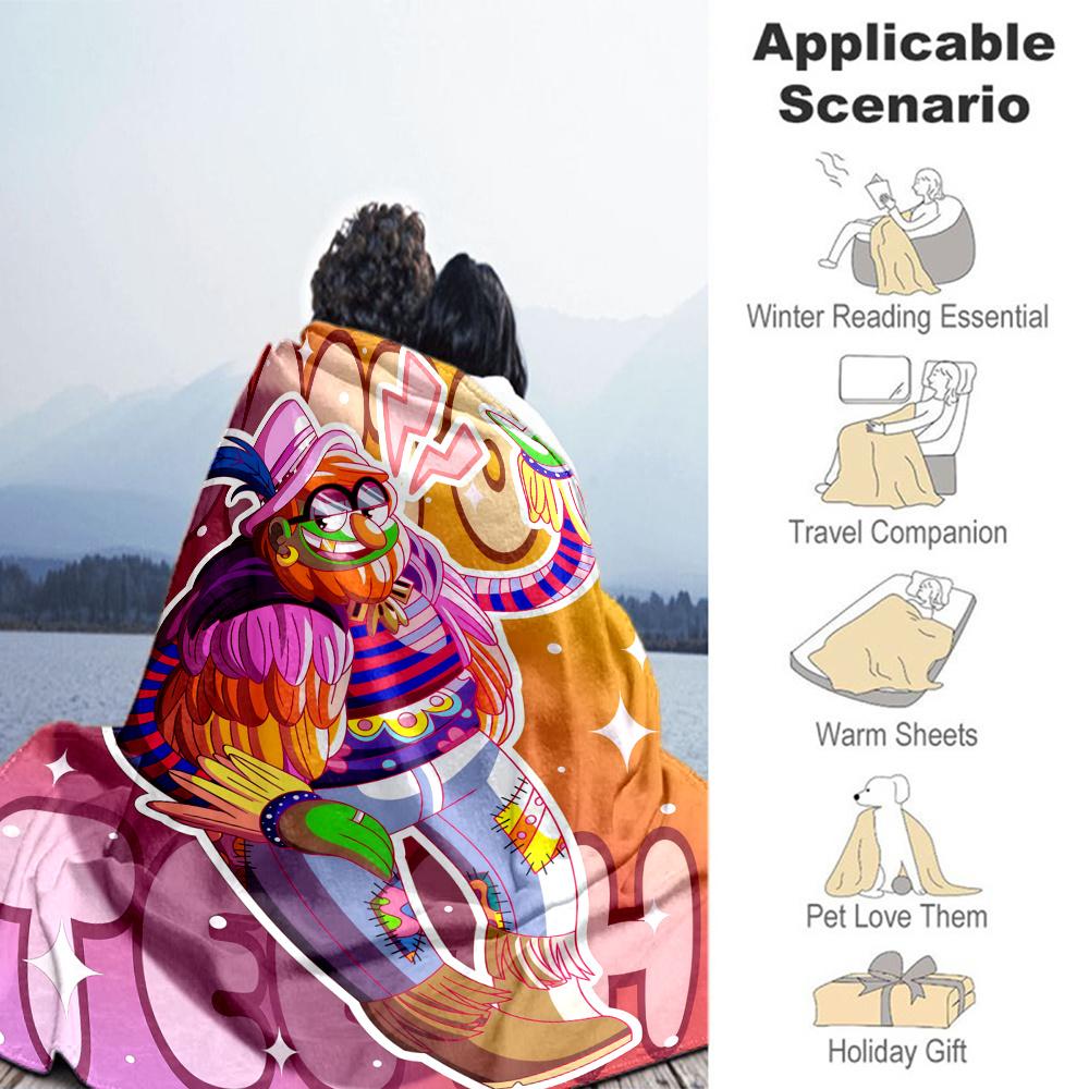 Muppets Blanket, High quality Comfortable for All Seasons, Home Decor, Warmth and Comfort