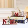 Christmas DIY English Letter Brand Wooden Tabletop Small Tabletop Set Christmas Gifts