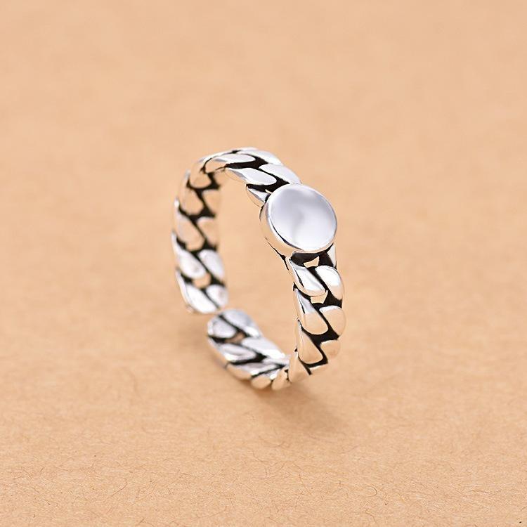 925 Sterling Silver Ring AAA Zircon Adjustable Simplicity Fashion Exquisite Women Jewelry Accessories Wedding Party Gift