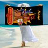 Custom Name Ultra-Soft Beach Towel with Five Nights At Freddy's Theme,Ideal for Pool - Camping, Diving - Perfect Travel Essential, Vibrant Beach Towel