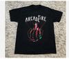 Collection Arcade Fire Band Album Short Sleeve Black All Size T-Shirt
