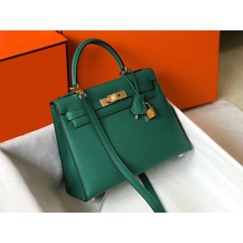 Halbhandgefertigt Leder KL Tasche zweite Generation Palmenmuster tragbar Schulter Umhängetasche Damen Pendeln 25cm leichter Luxus