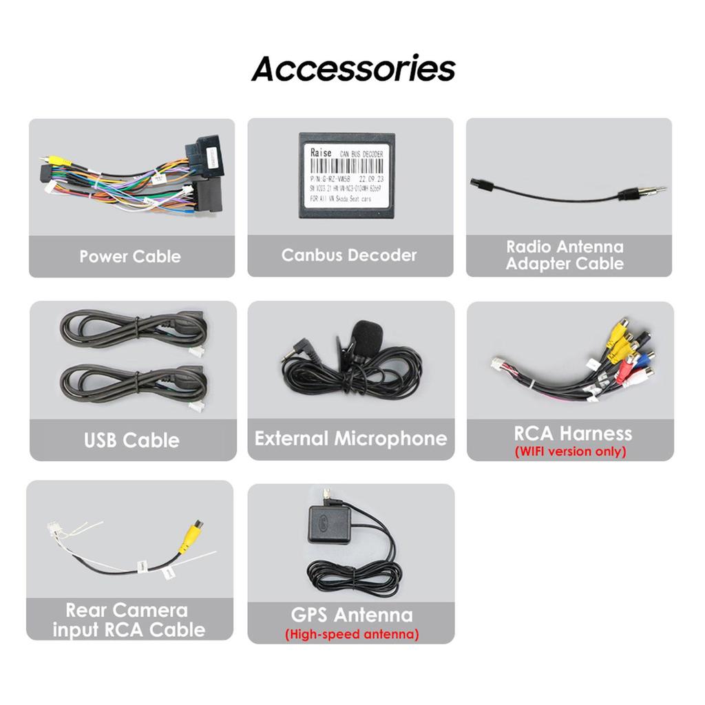 OSSURET 8" 2 Din Multimedia Player for Volkswagen Golf 5 Transporter VW Passat B6 Polo Jetta Skoda Seat Android 13 Intelligent Carplay Car Radio GPS