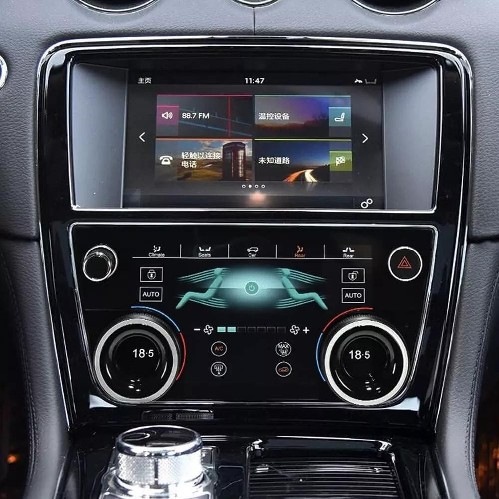 7" Android LCD Touch Screen AC Climate Control Panel For Jaguar XJ XJL 2010-2019