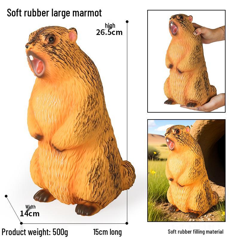 Entzückendes weiches Gummi-Capybara Stressabbau-Spielzeug
