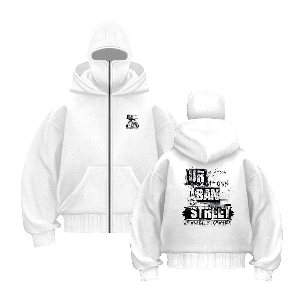 Tide chart letters URBAN STREET Fashion Print Men's Casual and Comfortable Hoodie Long-Sleeve Hoodie Autumn Casual Matching Tops