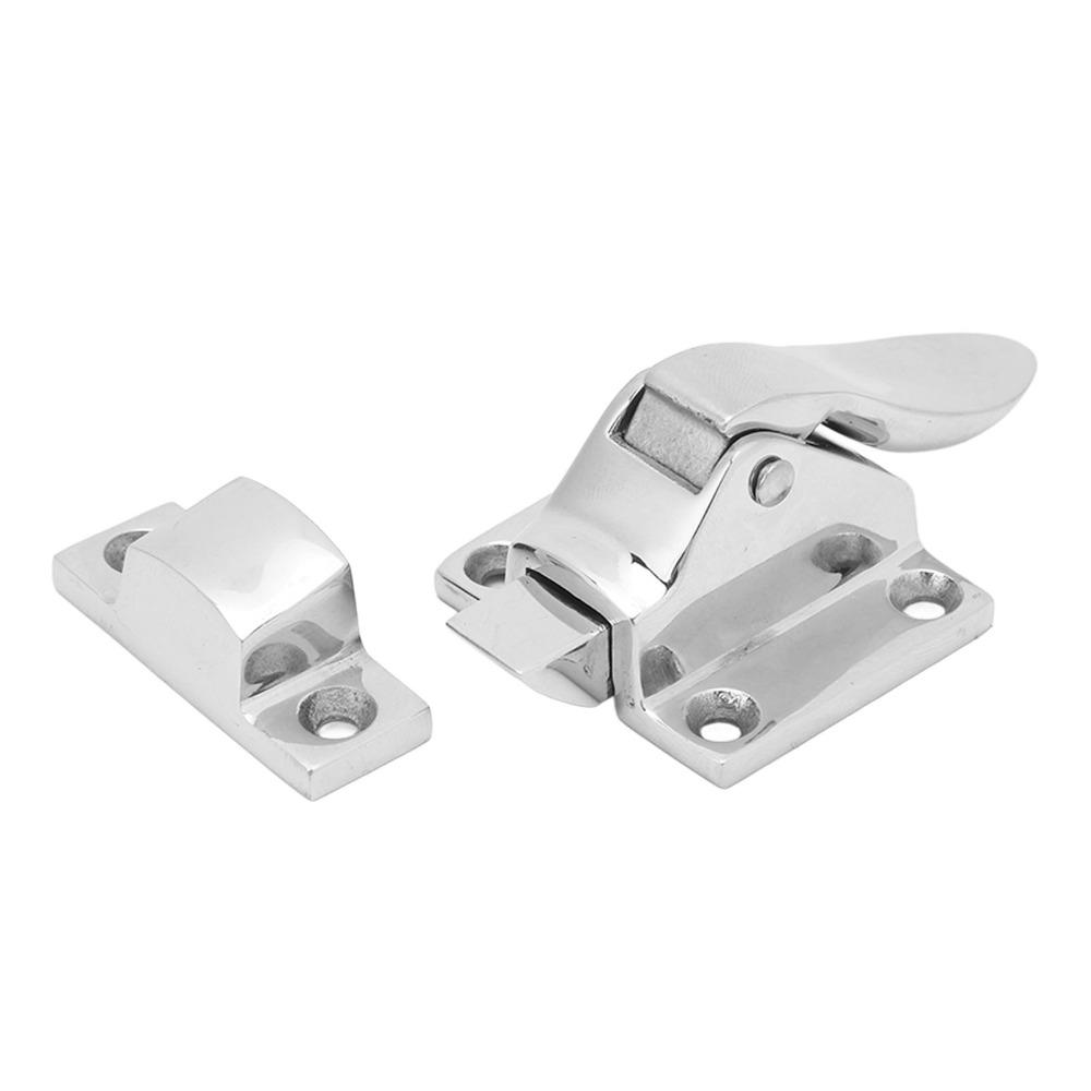 48 X 38mm Marine Grade Door Latch Lockable Latch Clamp Twist Catch Latch Cabinet Door Latch RV