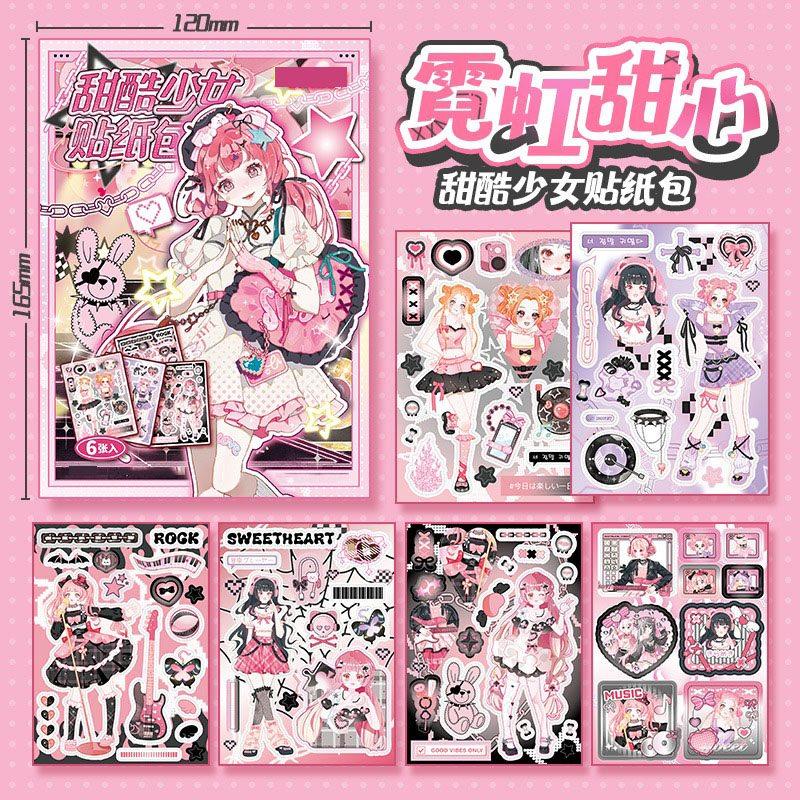 

1set Girl Dress Up Sticker Book, Little Girl Toy, Children s Puzzle, Beautiful Princess Sticker Book