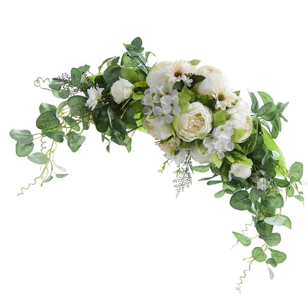 Künstlicher Blumenschmuck für Hochzeitsrezeptions-Hintergründe, Party-Tischdekoration, Hochzeits-Willkommensschild, Blumenarrangement