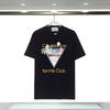 Unisex Cotton T-Shirt With Digital Print Letter Loose Fit Casual Wear