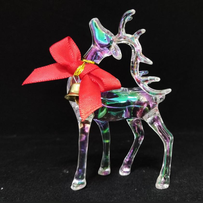 Acrylic Reindeer Christmas Tree Decoration Ornament