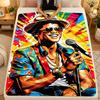 FlaneldeckeBruno Mars Warme Weiche Überwurfdecke für Innen Sofa Bett Wohnzimmergebrauch
