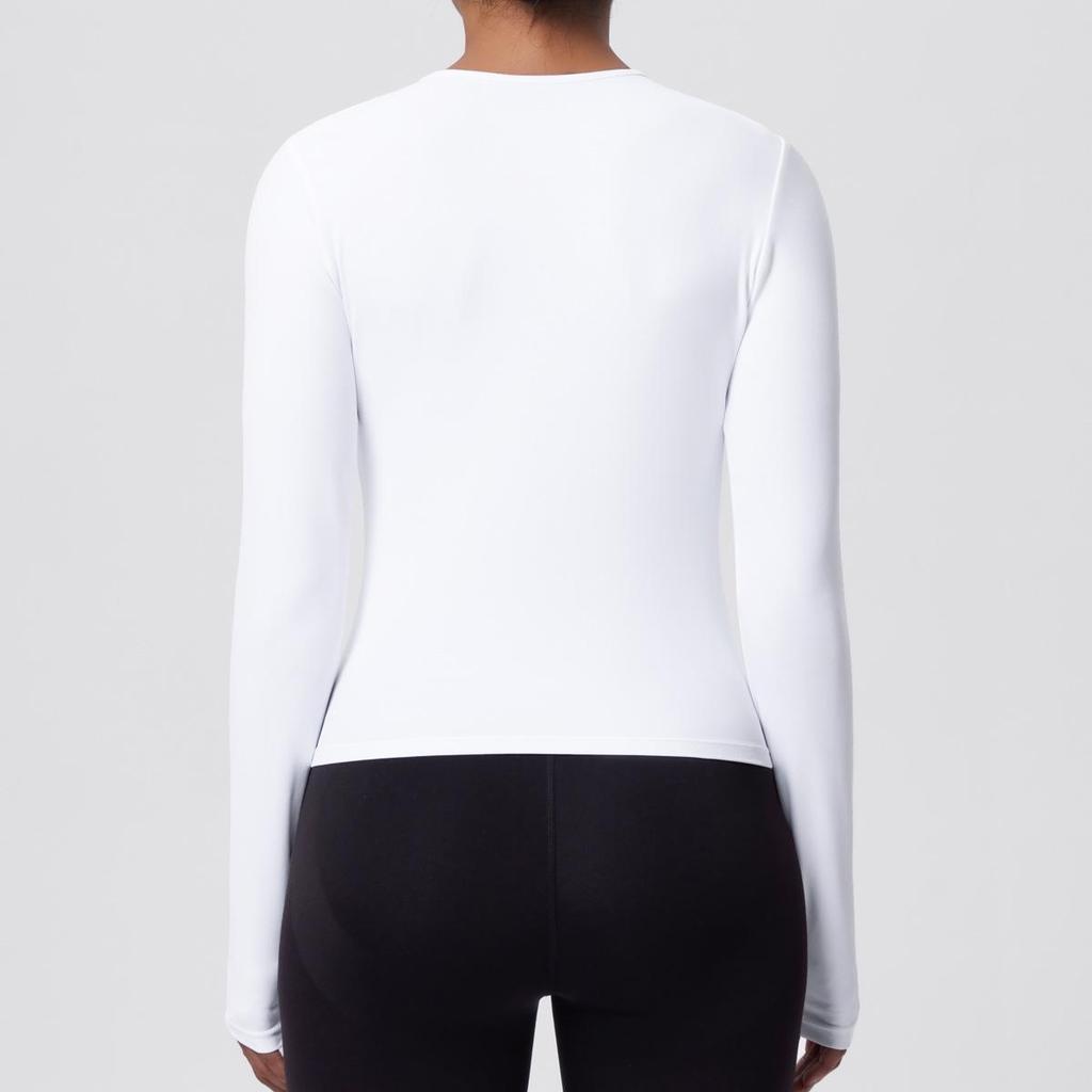 Women's Breathable Yoga and Running Top - Casual, Skin-friendly, Long Sleeve, Waist-cinching.