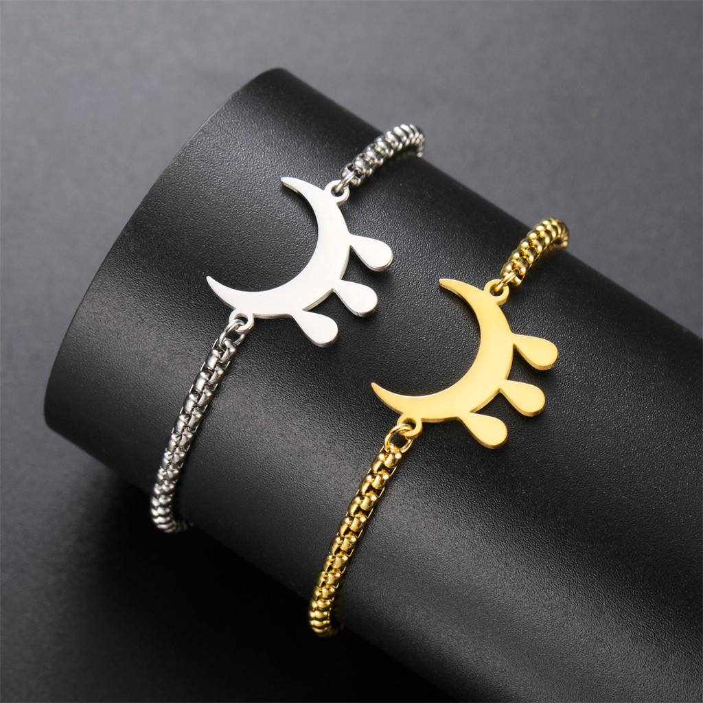  Stainless Steel Blessing Symbol Bracelet for Women Men Classic Geometric Pattern Bracelet Good Lucky Jewelry Party Gifts