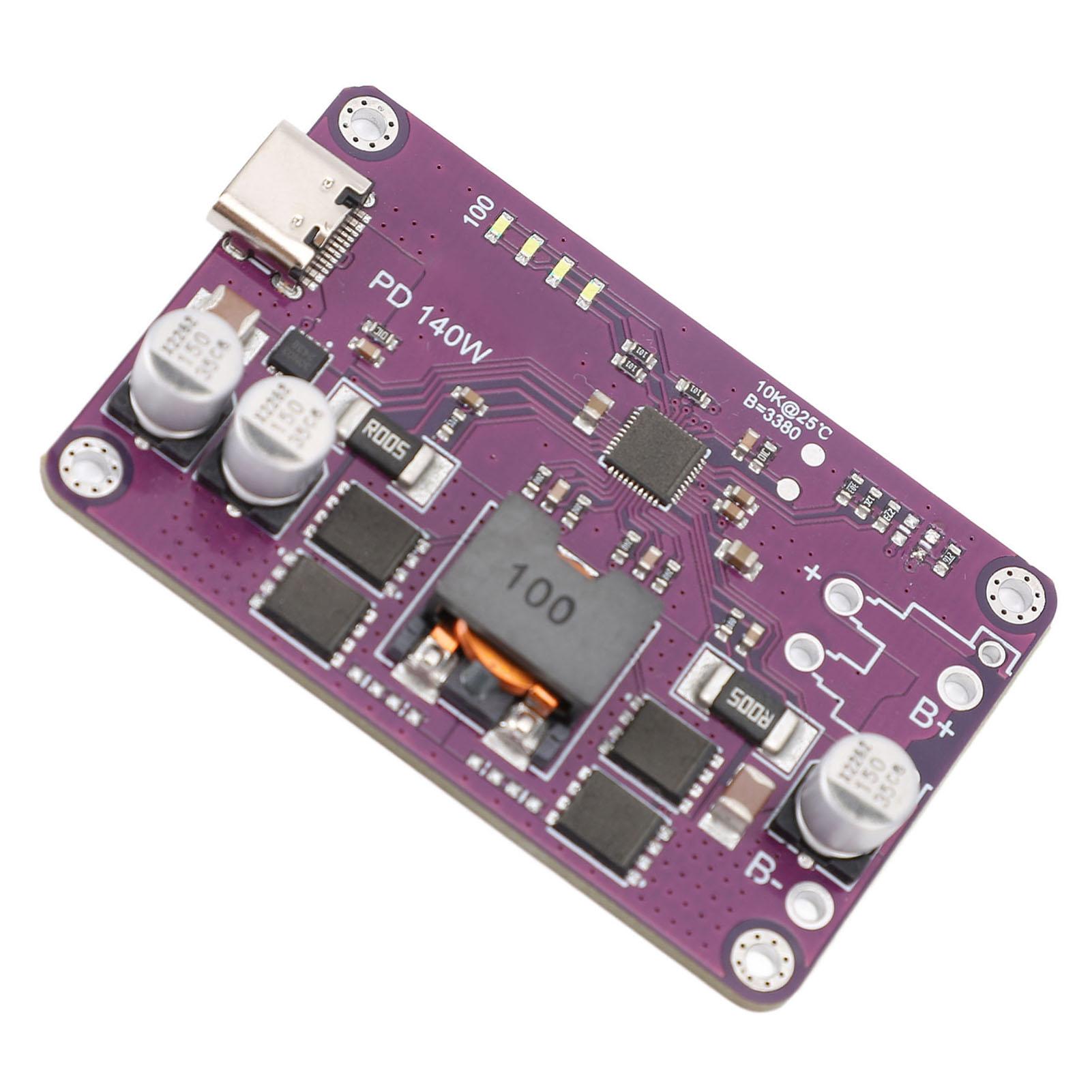 

PD3.1 140W Power Bank Module PCB 5V 3A 20V 5A Плата модуля зарядки та розрядки телефону для планшетів 4 series