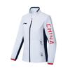 Li Ning Outdoor Casual Sports Zip Stand Collar Long Sleeve Jacket Unisex Jacket Standard-White AYYT001-1