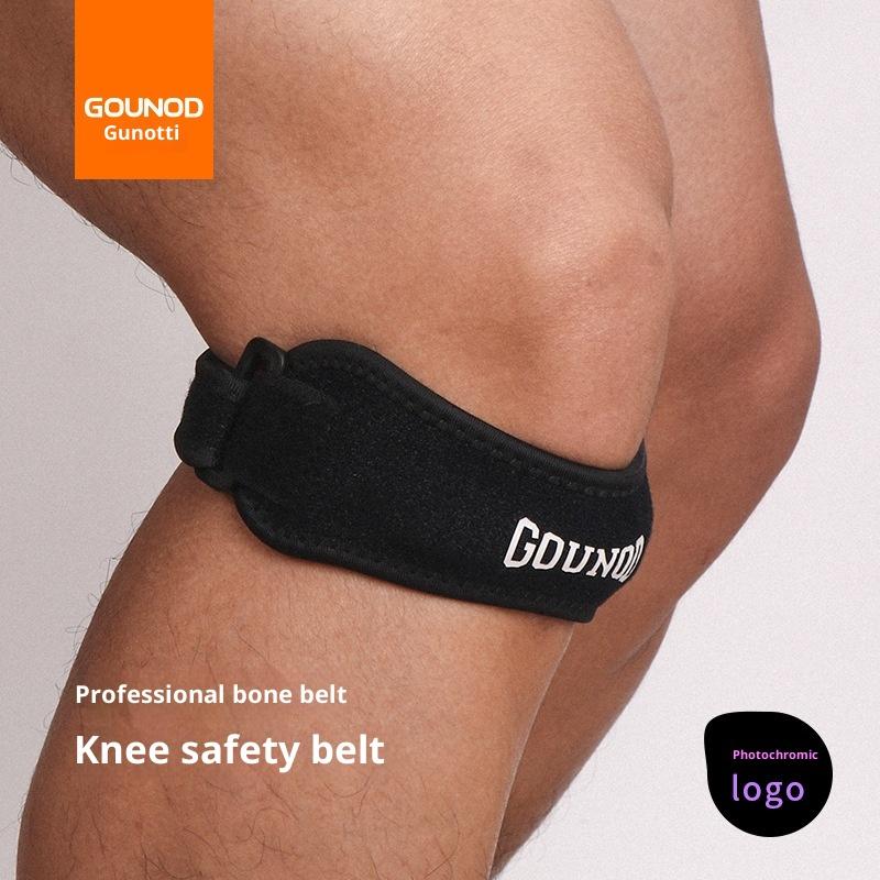 1/2 szt. Pas na rzepkę z ciśnieniowej skóry bydlęcej Sportowe ochraniacze na kolana Bieganie Amortyzacja Wstrząsów Ochraniacze na kolana Anti-Meniscus Fitness Jazda konna