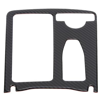 Carbon Fiber Water Cup Holder Trim Cover Fit for Mercedes Benz C Class W204 0713