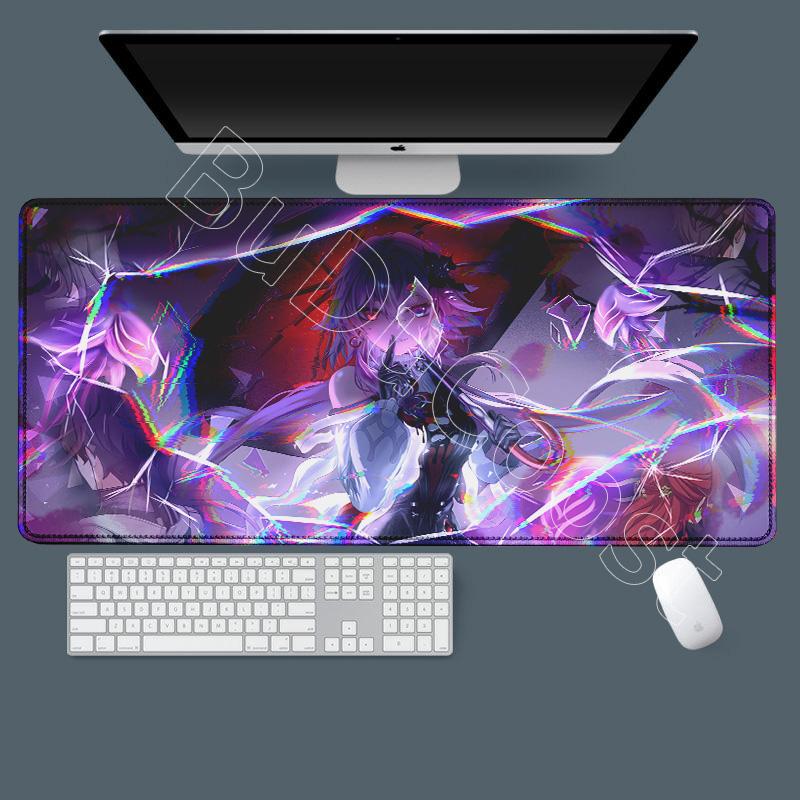 Large Rubber Keyboard Mats Honkai Star Rail Cyrene Castorice Lock Edge Mousepad Chrysos Heir Mouse Pad Game Computer Accessories