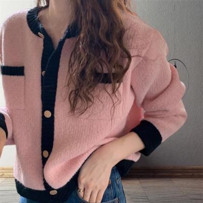 Cardigan Sweater 2023 Autumn/Winter Sweater Coat Women Colored Loose Outerwear Knitted Cardigan Korean Gentle Sweet  Sweater