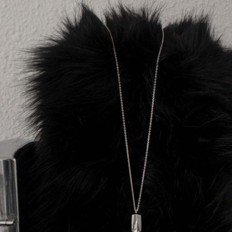 metamic Bark Texture Necklace