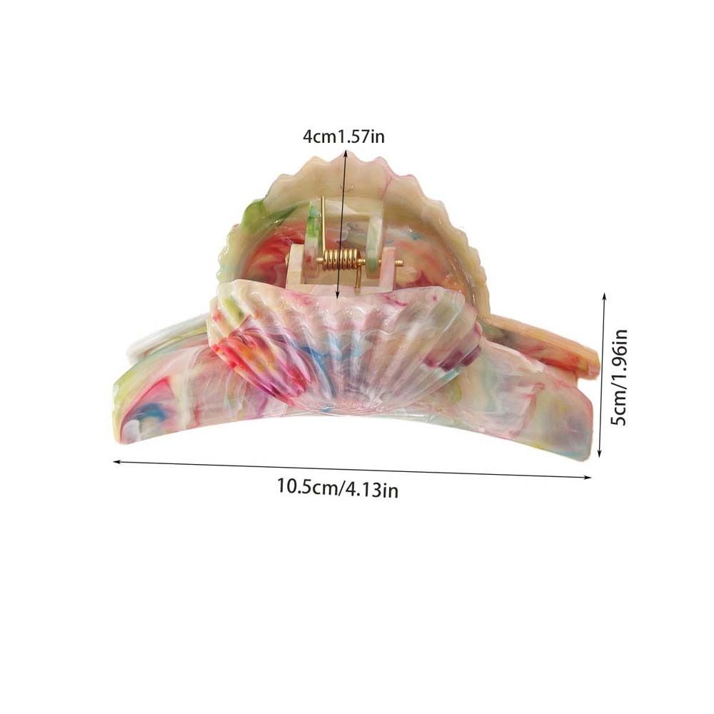 Hair Grab Clip Acetate Shell Hair Clips Acetic Acid Beach Headwear Acetic Acid Barrettes Hair Accessories High Ponytail Clip
