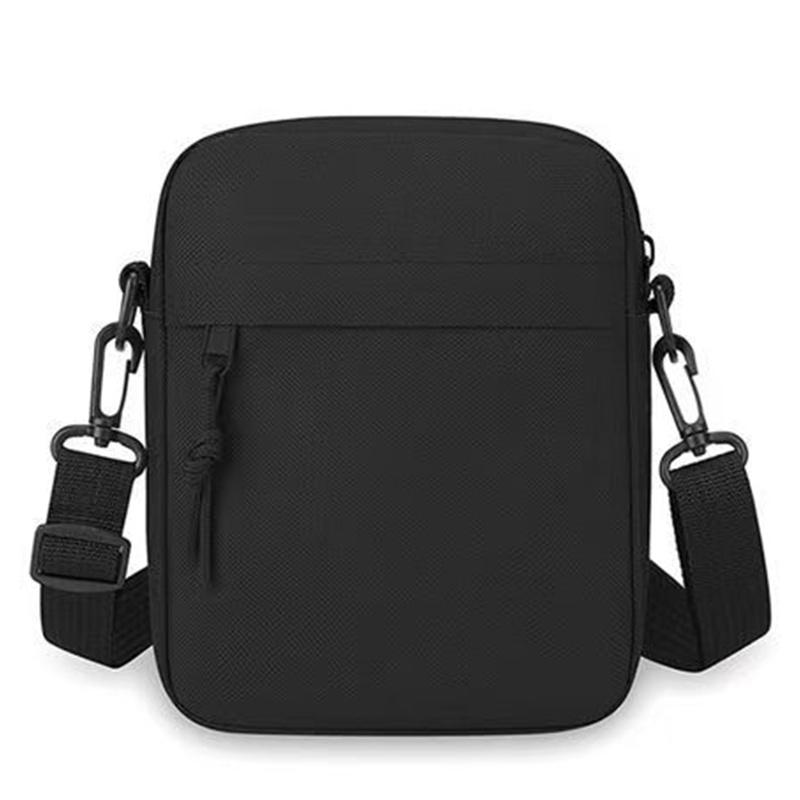 Unisex Men's and Women's Shoulder Bag, Solid Color Shoulder Mini Small Square Bag, Casual and Lightweight Mobile Phone Bag, with Random Pull Direction