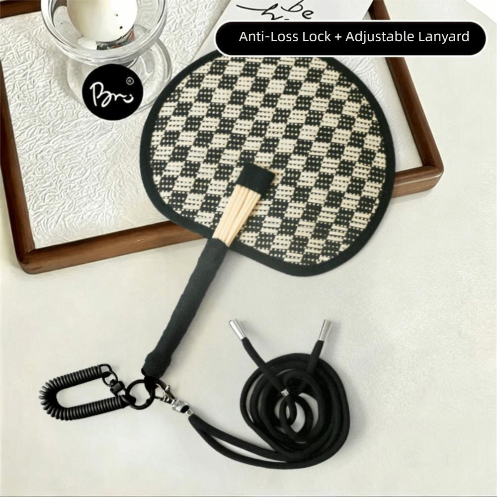 Handmade Handwoven Fan Vibrant Colors Cute Woven Fan Creative Summer Cooling Fan Home Decoration