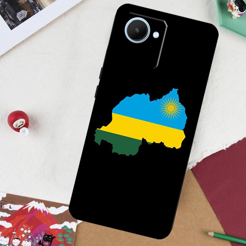

Rwanda Flag For Realme GT 7 Pro GT 6 5 6T 10 11 12 13 14 Pro Plus C61 C53 C51 C21Y C25S C75 C55 C67 Case Realme GT 6T