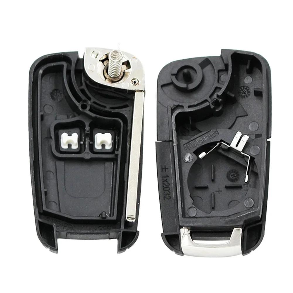 Yocasty Replacement 2 3 4 5 Button Remote Flip Car Key Shell Case Cover For Opel Chevrolet Cruze Lova Camaro Impala Spark