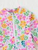 2026 Cute Girls' One-Piece Zipper Swimsuit for Small and Medium Children