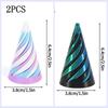 1/2Pcs Giant Rotating Pyramid 3D Spiral Cone Pyramid  Cone Toys Spiral Calabash Ornament Stress Relief Fidget Toys