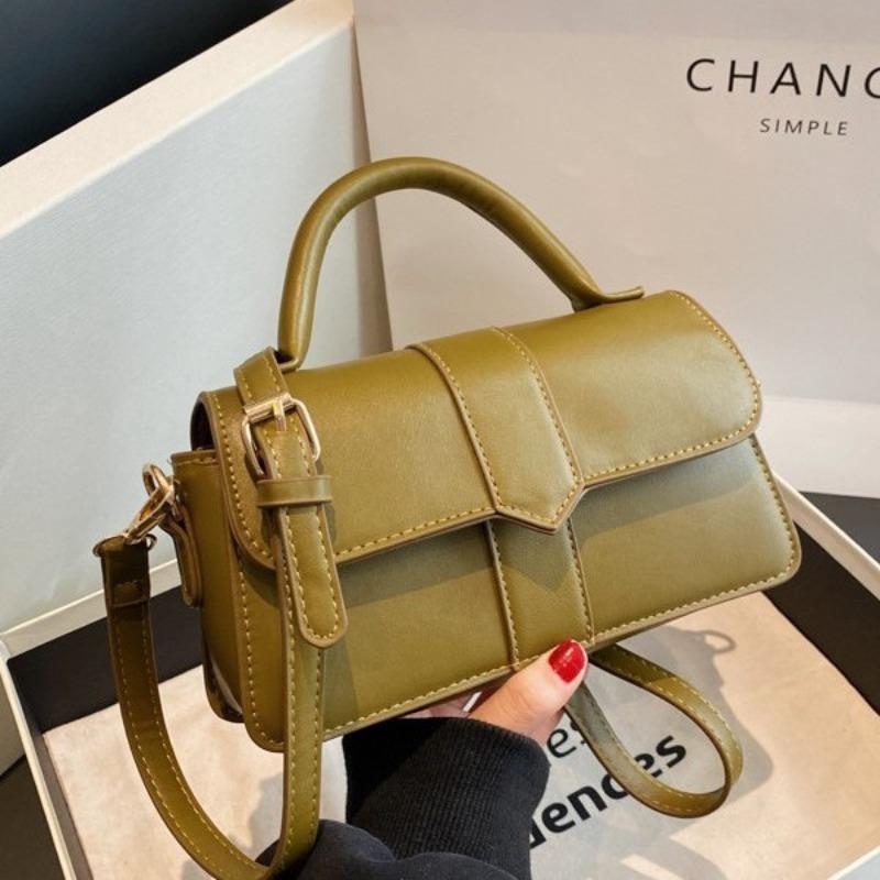 Retro Handbag for Women 2026 New High End Single Shoulder Bag Versatile Fashi Crossbody Small Square Bag Brown