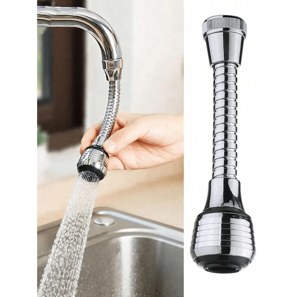 

1 шт. Креативный вращающийся на 360° удлинитель крана с 2 режимами - Удлиненный, брызгозащищенный носик для кухни, водосберегающие домашние аксессуары для ванной комнаты one-size разноцветный