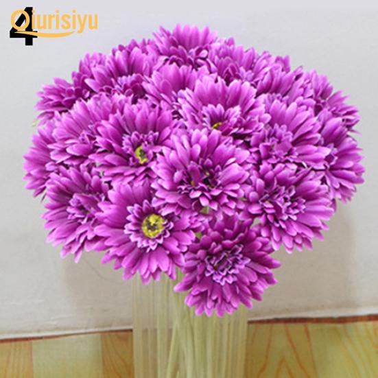 1 Pc Artificial Silk Gerbera Flower Wedding Party Bouquet Home Garden Decor Happy Living
