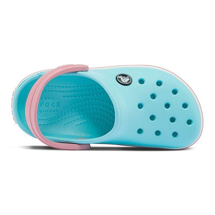 Crocs Bayaband Crocband Casual Clogs Non-Slip Durable Sandals Kids Sandals Blue White 207006-4S3