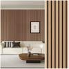 1 Roll Self-Adhesive Wood Grain Wall Panel Waterproof Background Wall Grille Sticker Suitable for Ceiling Living Room Decoration