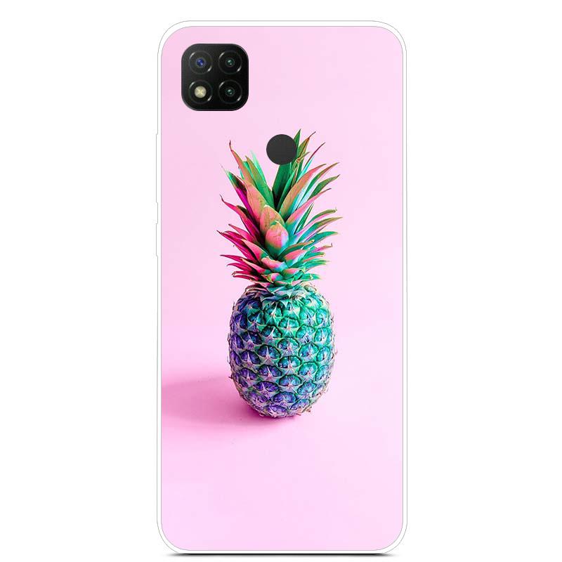 Cute Art Line Daisy Case For Xiaomi Redmi 9C Phone Case Slim Tpu Back Cover For Xiaomi Redmi 9C 9 C NFC Funda PocoC3 Soft Bumper