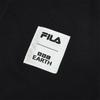 FILA X BBC EARTH Carbon Neutral Simple Loose Fashion T-Shirt Men T-Shirts Deep-Black A51M437101FBK