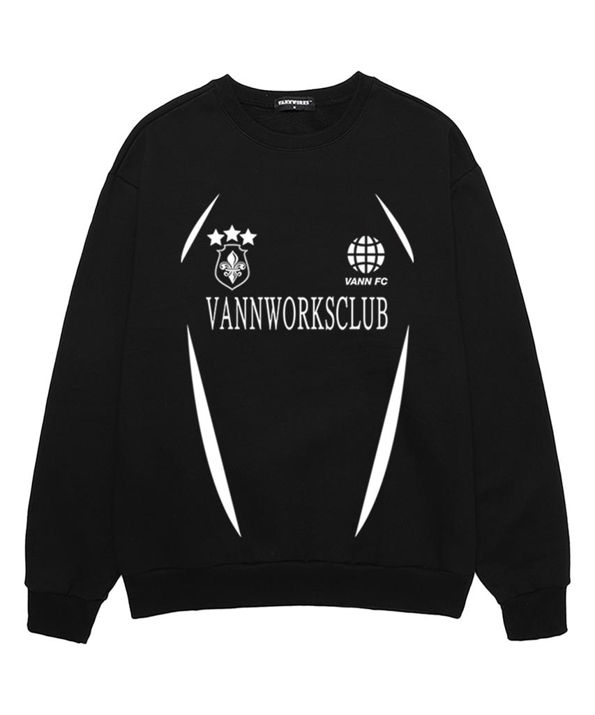 VANNWORKS Blockcore Unique Sweatshirt (Vls0003) Black/White