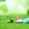 Art Miniatures Figurines Creative Snail Sculpture Bonsai Ornaments Animal Model  Home