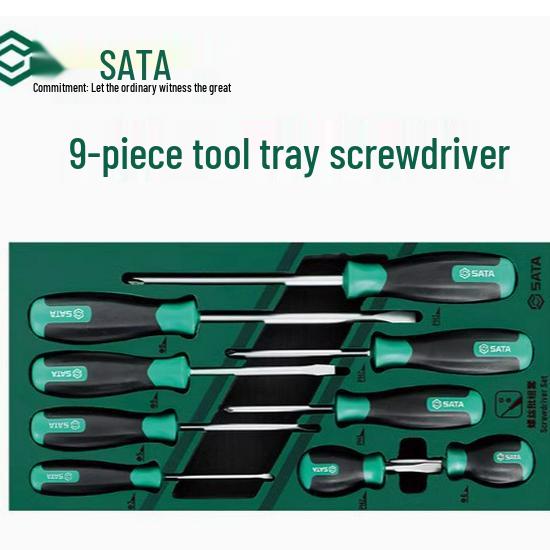 SATA 9-Piece Mini Screwdriver Set - Slotted & Phillips 09913 09913A