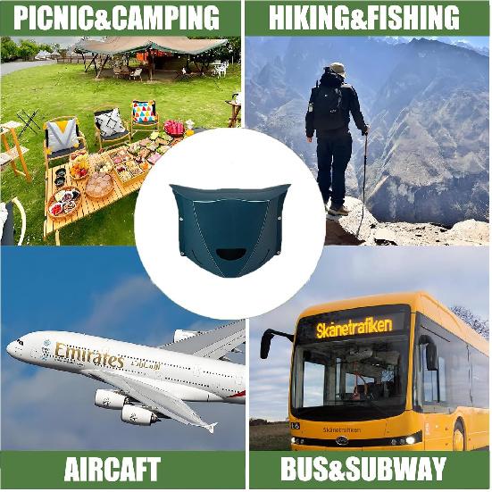 Travel Foot Rest for Airplane,Airplane Foot Rest,Portable Folding Under Desk Foot Stool,Relieves Back & Knee Pain,Comfortable for Long