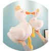Cute Swan Plush Toy Crown Duck Doll Stuffed Animal Puppet Child Comfort Sleep Pillow