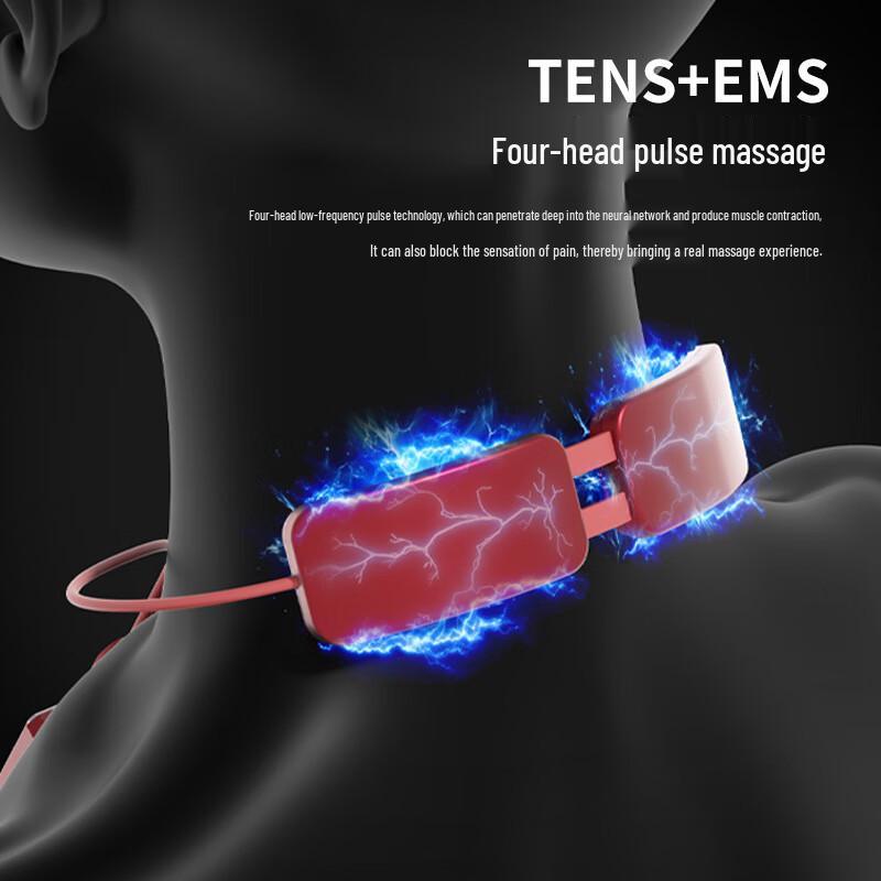 Smart Pulse Neck Massager with Heat Therapy