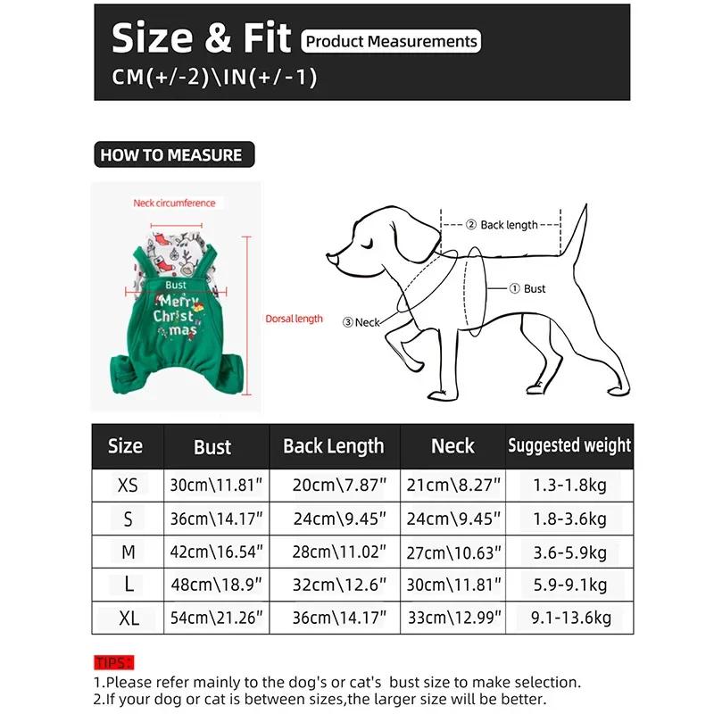 Christmas Pet Clothing Dog Floral Clothing Autumn Winter Warm Legged Skirt Teddy Dress Fashionable Overalls Four Legged Clothing