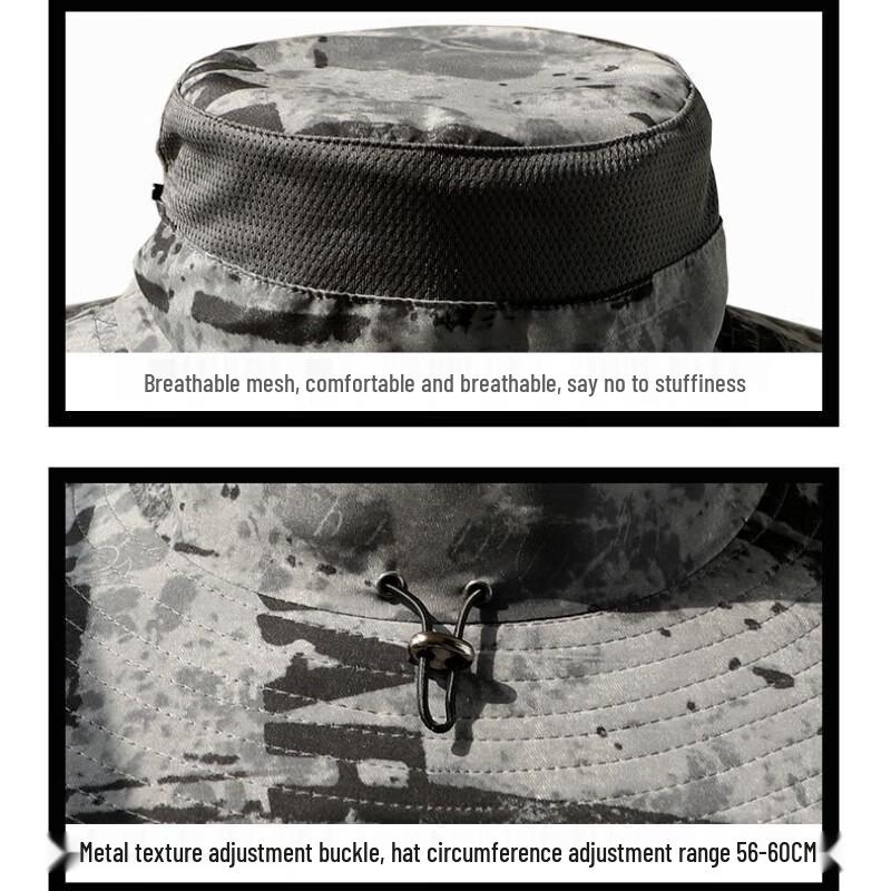 Outdoor Camouflage Wide Brim Sun Boonie Hat